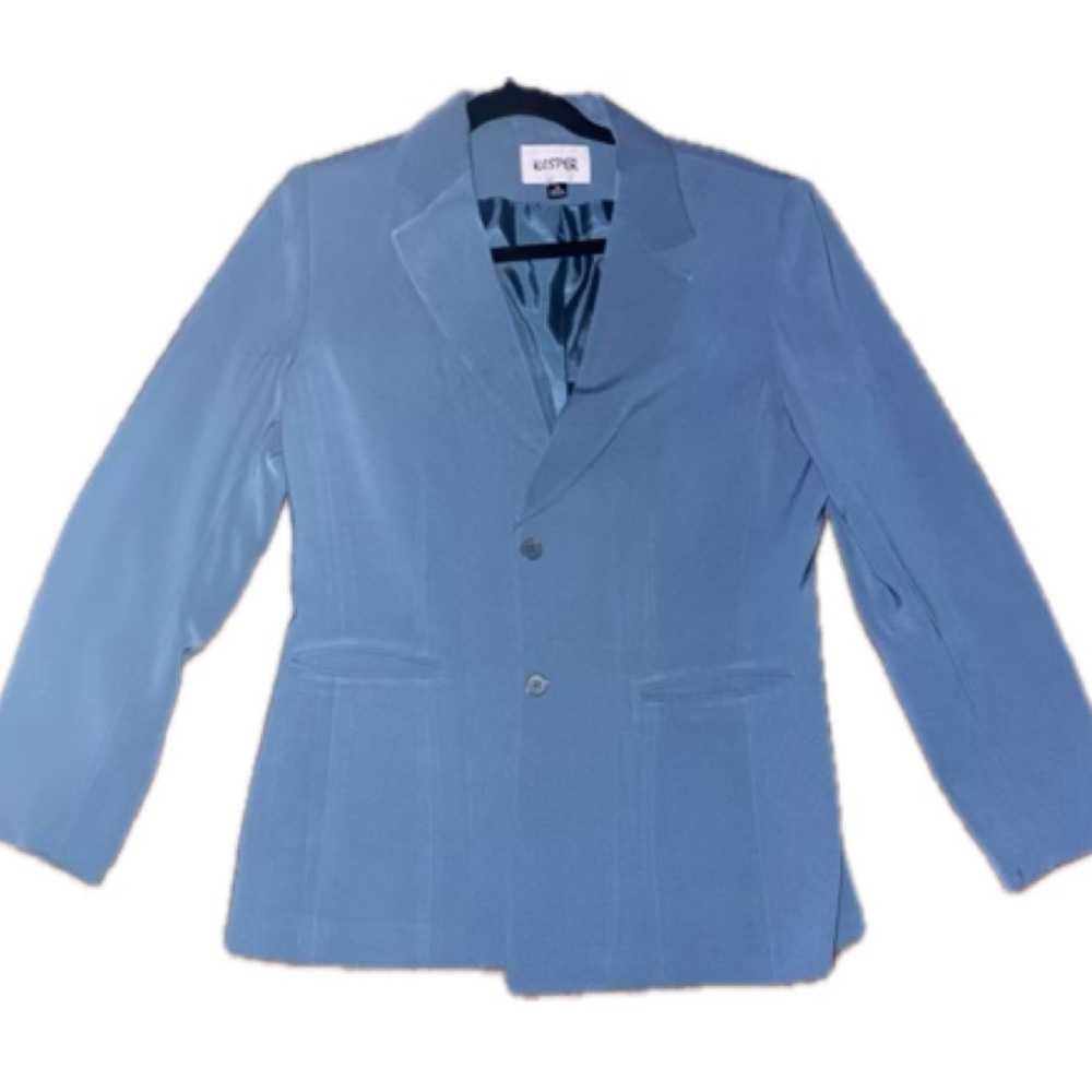 Kasper Teal Blazer and Skirt Set